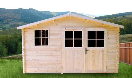 Cabane de jardin en bois kit