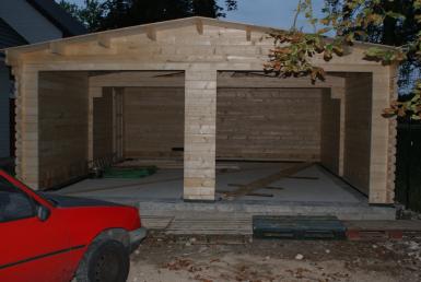 Photo supplémentaire Garage en bois double Nord 42 m² 