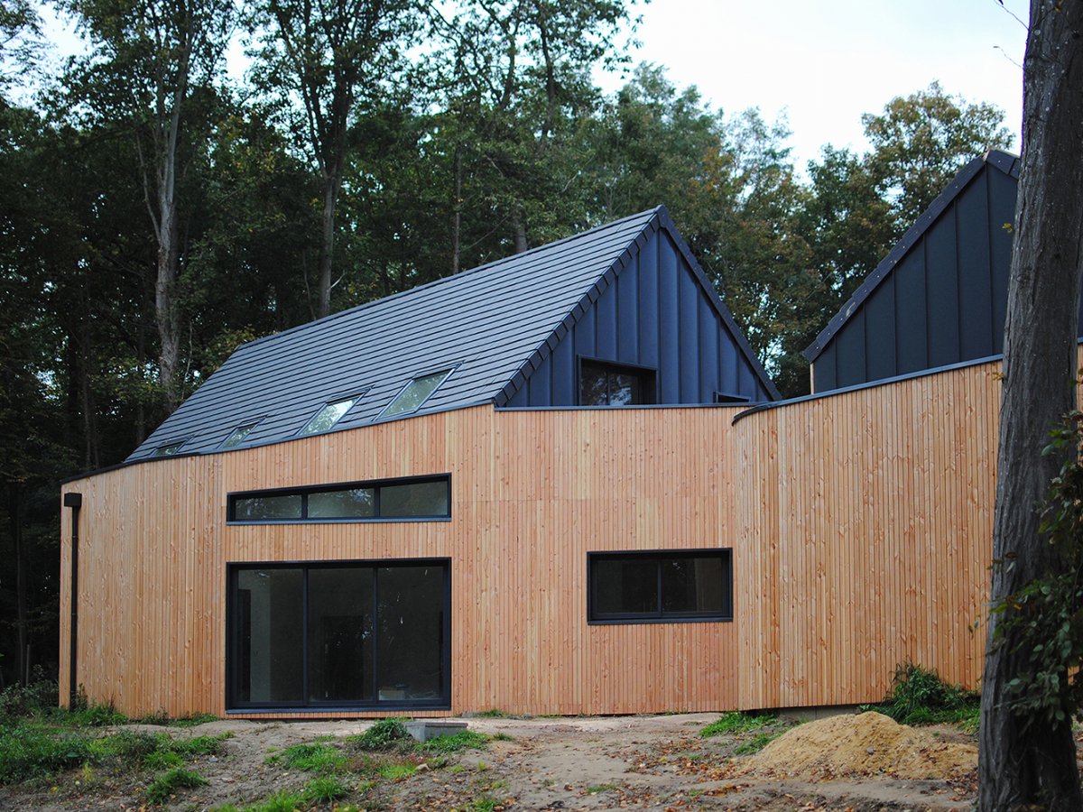 Photo Maison oosature bois d'architecte dans les Yvelines