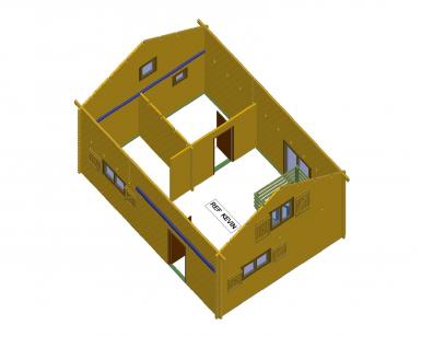 Photo supplémentaire Chalet Habitable de 35 m² avec étage 